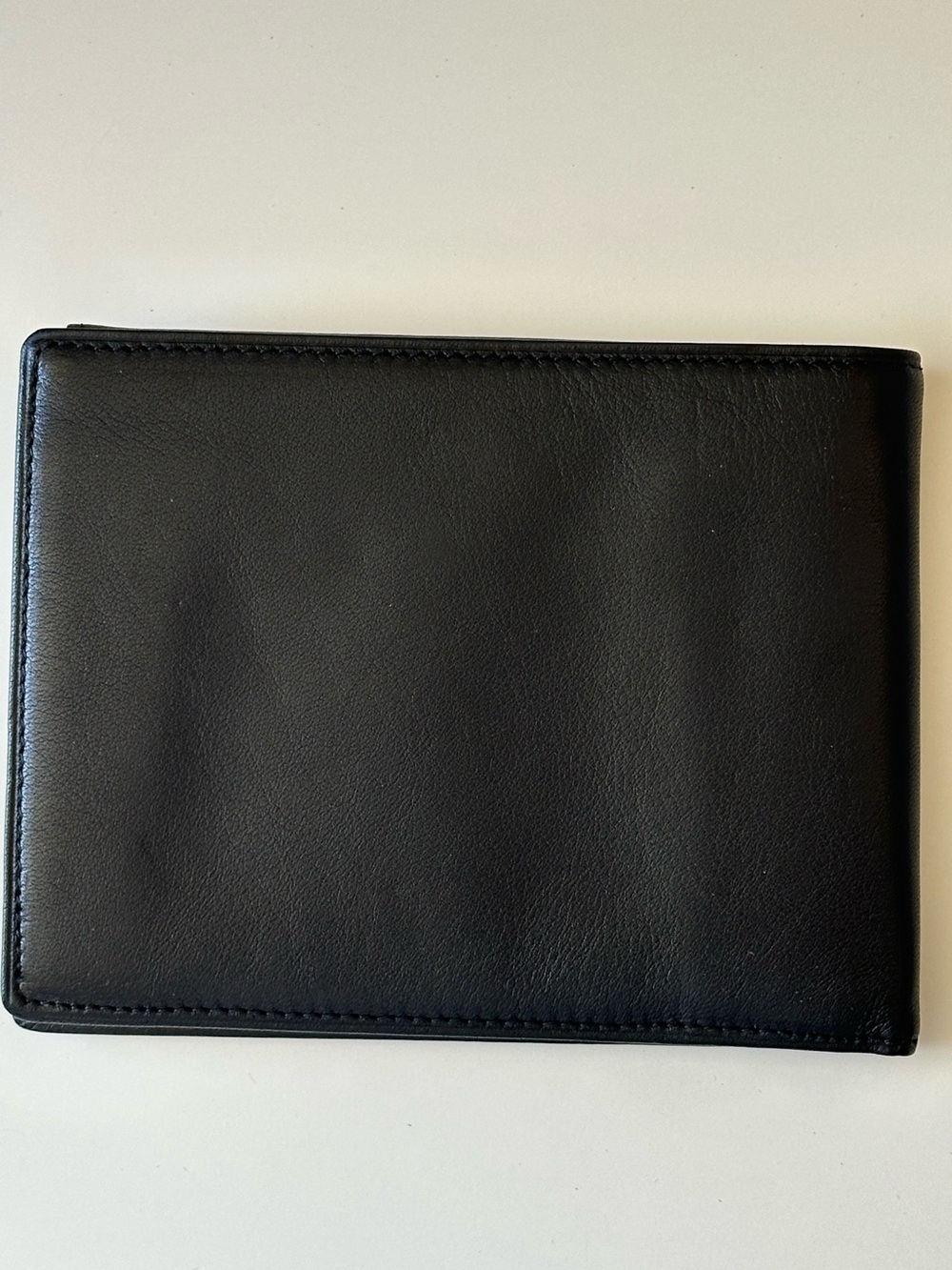 Versace Leather Bifold Wallet Logo Studs Stud Pattern Black Silver - Picture 3 of 9